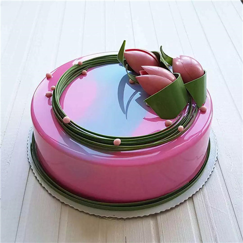 先欣賞后學(xué)習(xí)，美到令人說不出話的淋面慕斯蛋糕