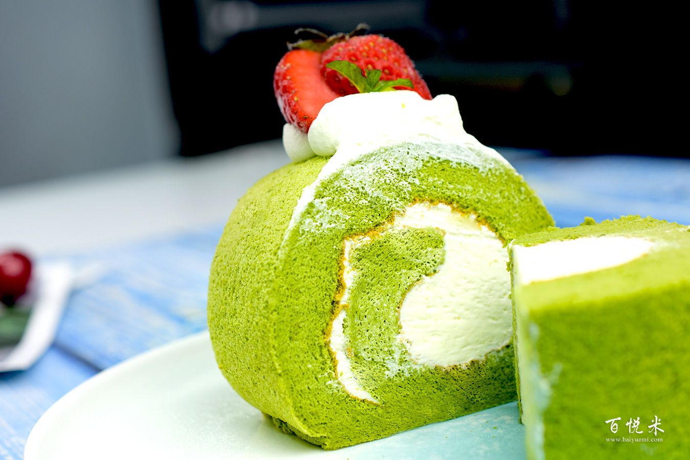 抹茶卷高清圖片大全【蛋糕圖片】_78