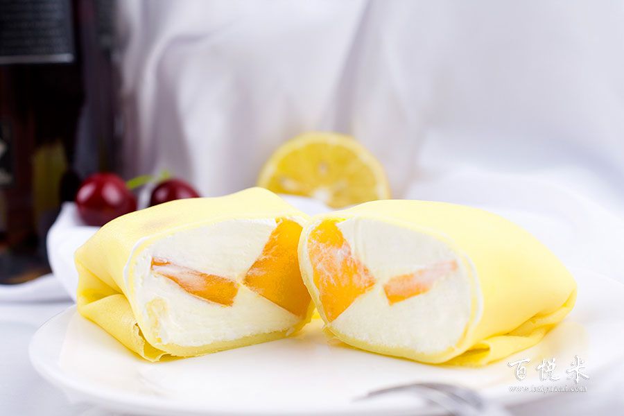 芒果班戟甜點(diǎn)的做法視頻大全_西點(diǎn)培訓(xùn)學(xué)習(xí)教程