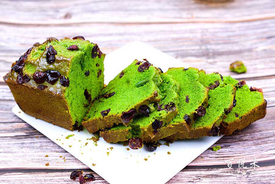 抹茶磅蛋糕的做法視頻大全_西點培訓學習教程