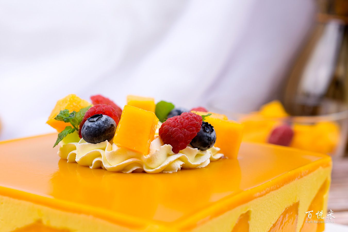 芒果慕斯蛋糕高清圖片大全【蛋糕圖片】_459