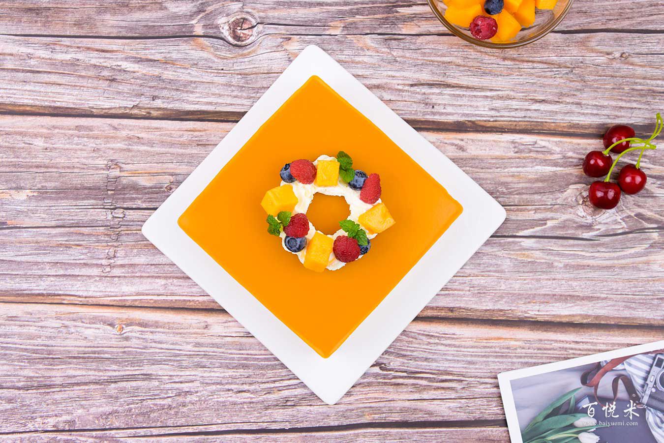 芒果慕斯蛋糕高清圖片大全【蛋糕圖片】_458