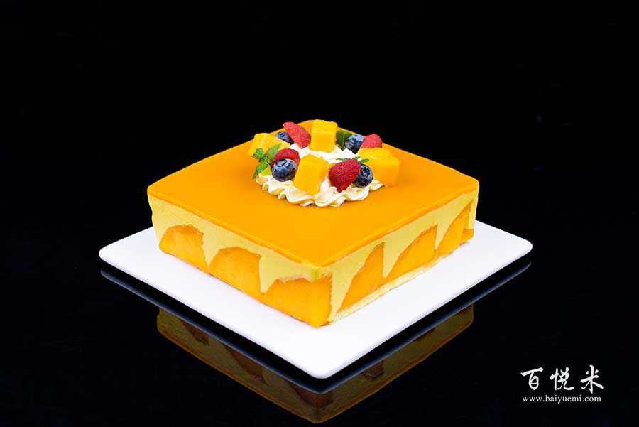 芒果慕斯蛋糕高清圖片大全【蛋糕圖片】