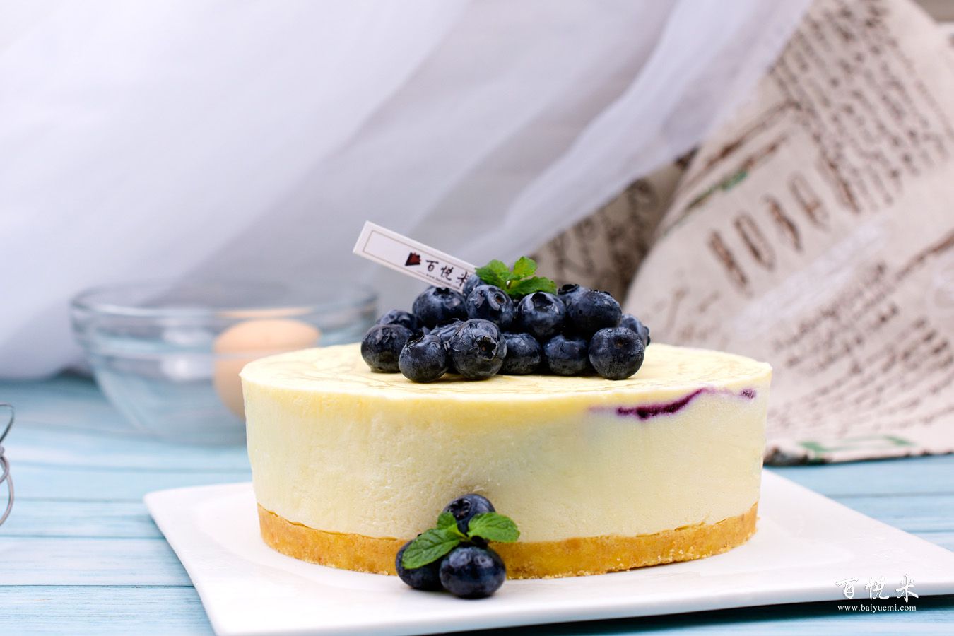 藍莓芝士蛋糕的做法大全，藍莓芝士蛋糕培訓圖文教程詳解