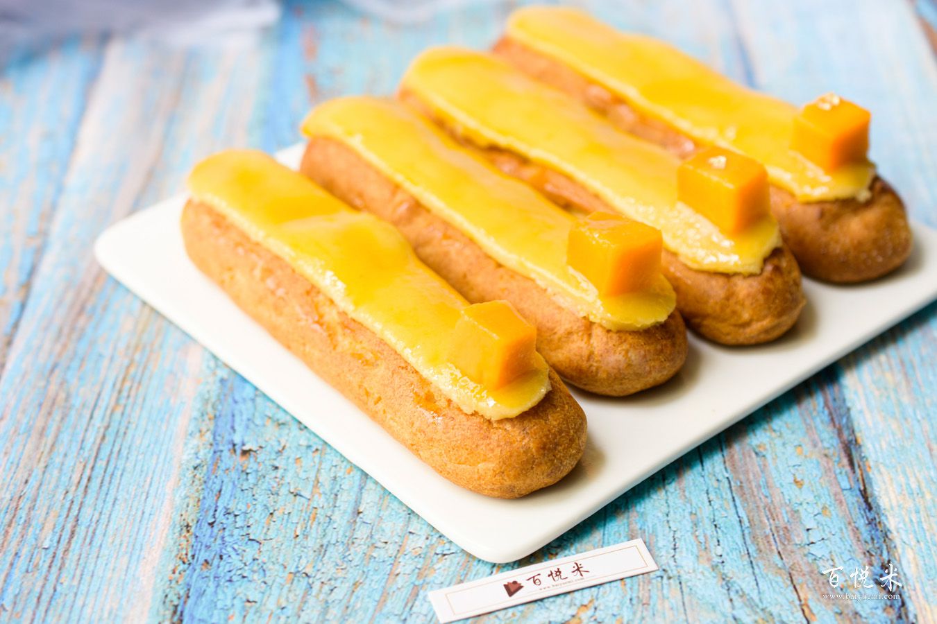 閃電泡芙芒果味的做法大全，閃電泡芙芒果味西點培訓怎么做