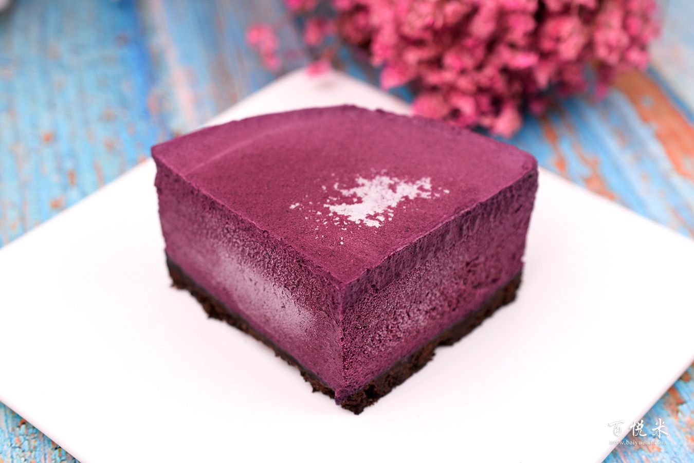 藍(lán)莓慕斯蛋糕高清圖片大全【蛋糕圖片】_829