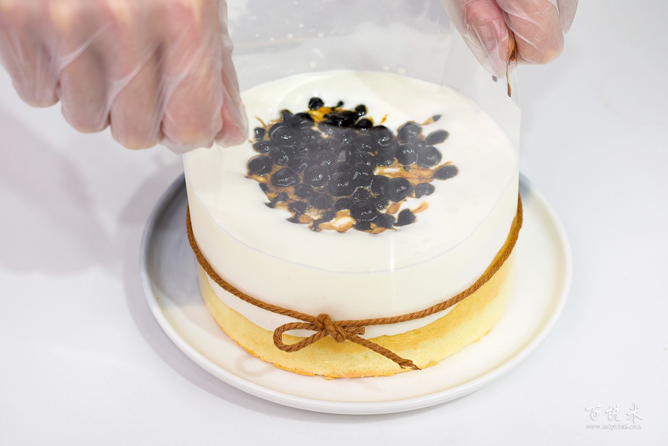 珍珠奶茶云朵蛋糕高清圖片大全【蛋糕圖片】_884