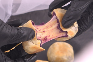 爆漿紫薯仙豆糕的做法大全，紫薯仙豆糕西點(diǎn)培訓(xùn)圖文教程分享