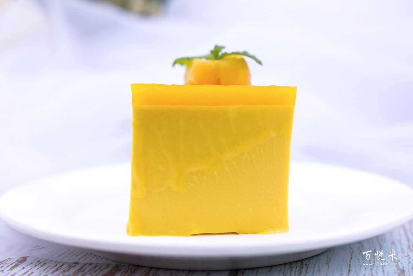 夏日鏡面芒果慕斯高清圖片大全【蛋糕圖片】_1133