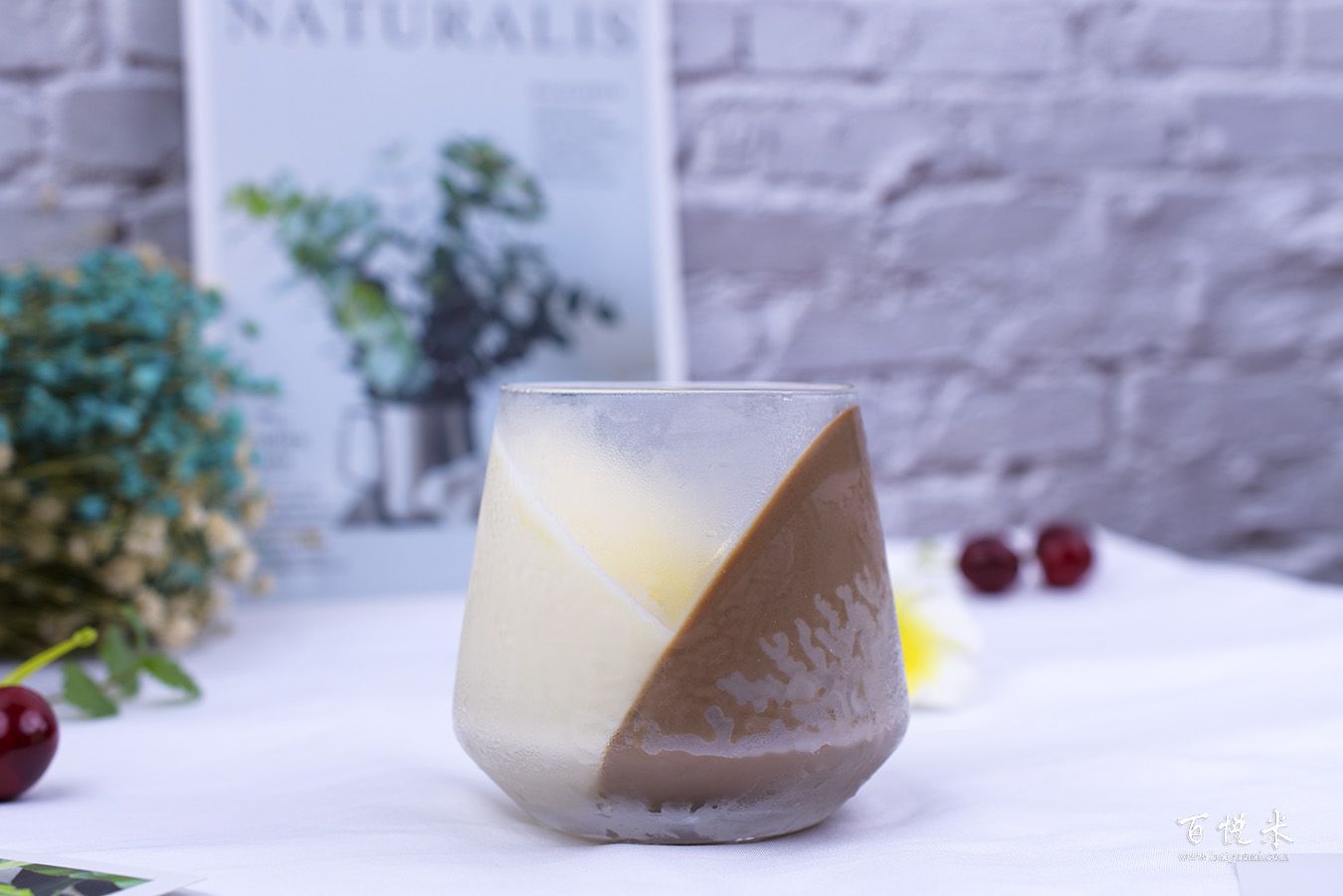 巧克力牛奶心形布丁高清圖片大全【蛋糕圖片】_1272