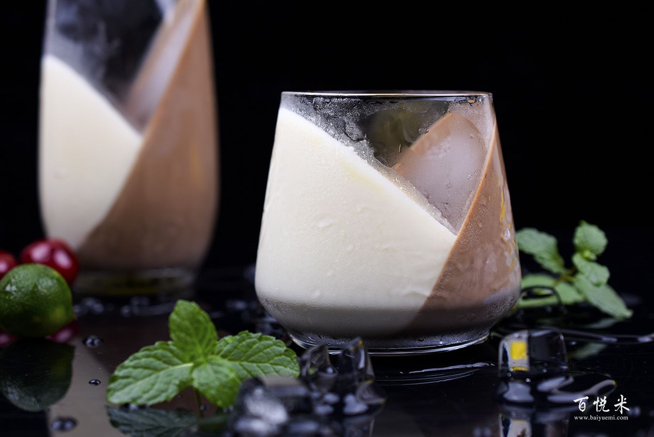 巧克力牛奶心形布丁高清圖片大全【蛋糕圖片】_1270