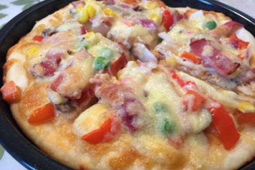 林心如吃巨型披薩有多大一個？